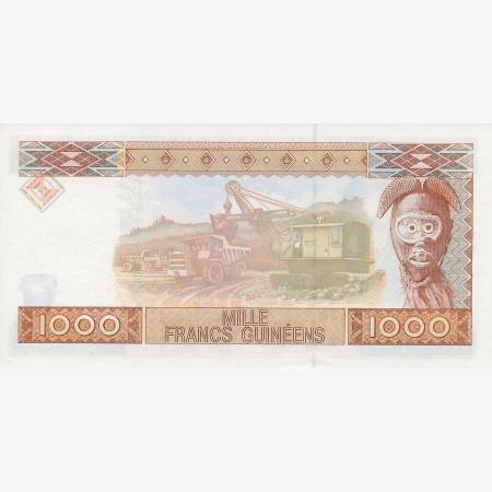 Guinea 1000 francs 1998.   P 37   (N)