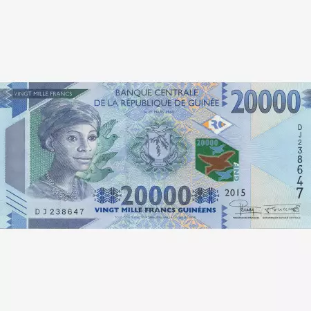Guinea 20000 francs 2015.   P 50   (N)
