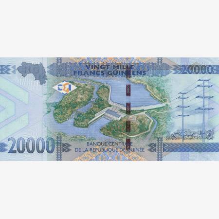 Guinea 20000 francs 2015.   P 50   (N)