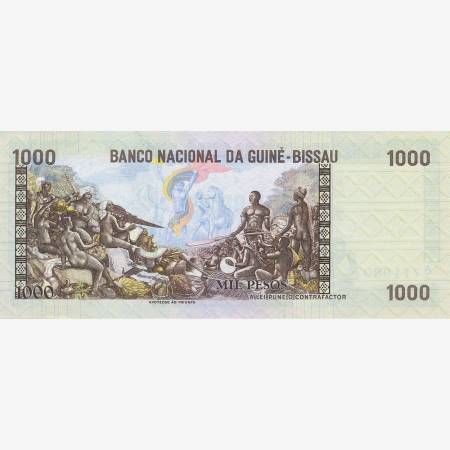 Guinea-Bissau 1000 pesos 1978. P 8 (N) Guinea-Bissau 1000 pesos 1978. P 8 (N)
