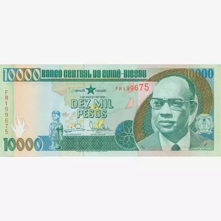 Guinea-Bissau 10000 pesos 1993.   P 15b   (N)