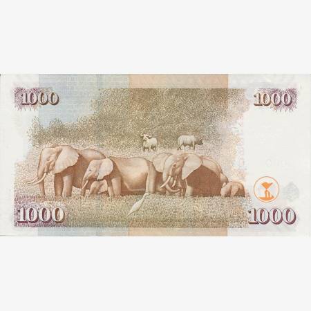 Kenya 1000 shillings 2005. P 51a (N) Kenya 1000 shillings 2005. P 51a (N)