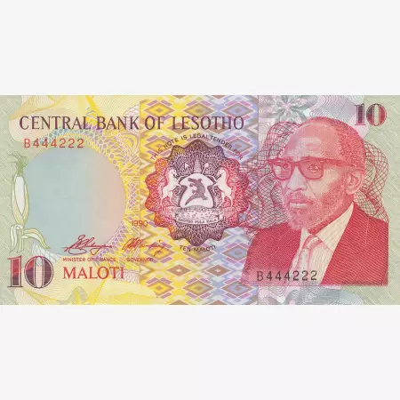 Lesotho 10 maloti 1990.   P 11a   (N)
