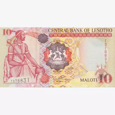 Lesotho 10 maloti 2006.   P 15d   (N)