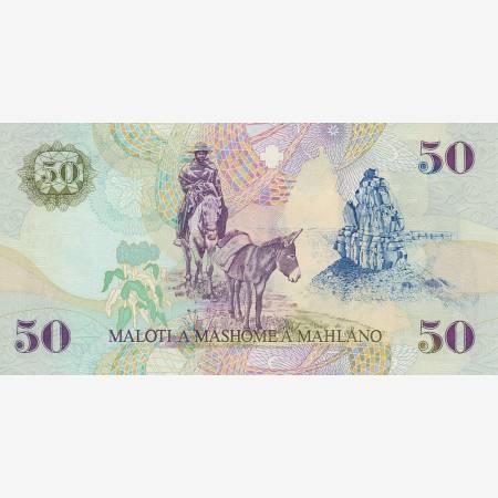 Lesotho 50 maloti 2001.   P 17d   (N)