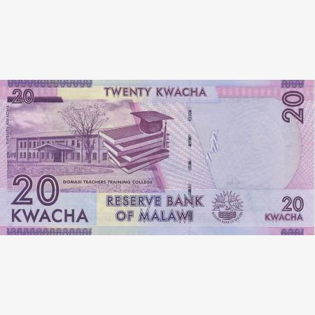 Malawi 20 kwacha 2012. P 57a (N) Malawi 20 kwacha 2012. P 57a (N)