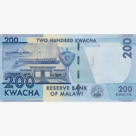 Malawi 200 kwacha 2012.  P 60a   (N)