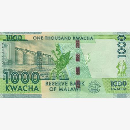 Malawi 1000 kwacha 2013. P 62b (N) Malawi 1000 kwacha 2013. P 62b (N)