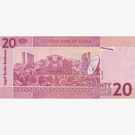 Szudán 20 pound 2006. P 68 (N) Szudán 20 pound 2006. P 68 (N)