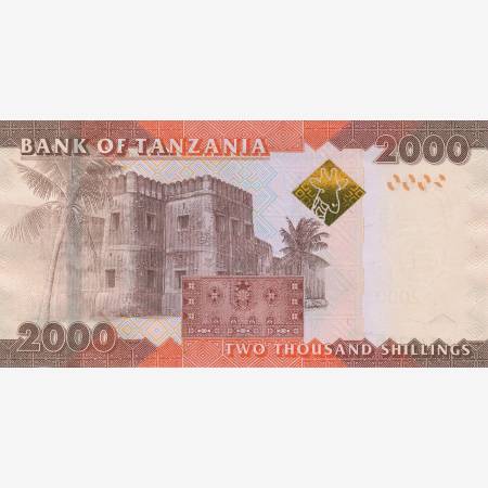 Tanzánia 2000 shilingi 2015.  P 42b   (N)